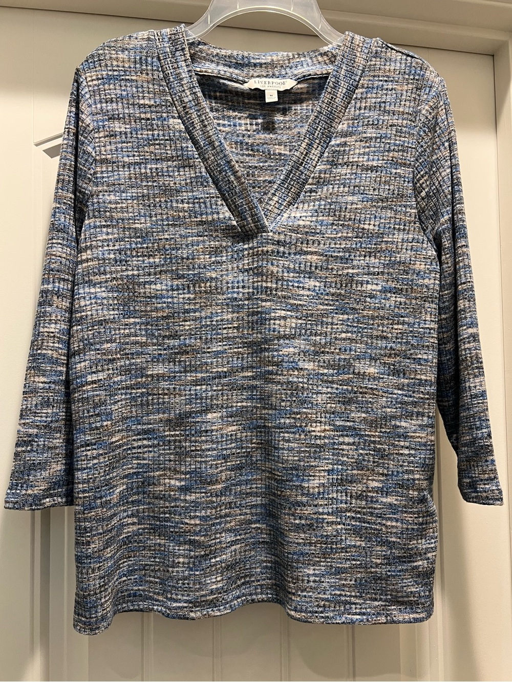 Liverpool Multi-Color V-Neck Top - NWOT